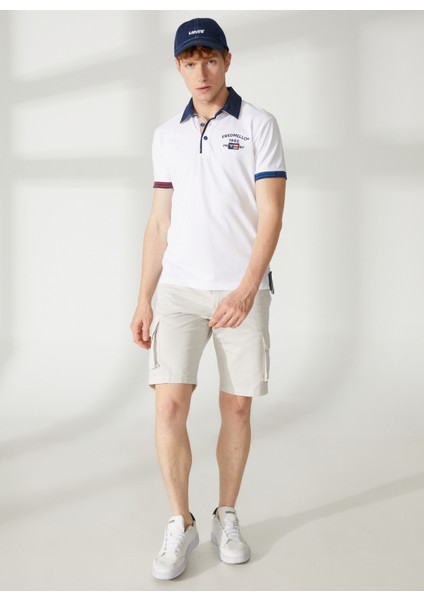 Fred Mello Beyaz Erkek Polo T-Shirt FM23S23QCWHITE