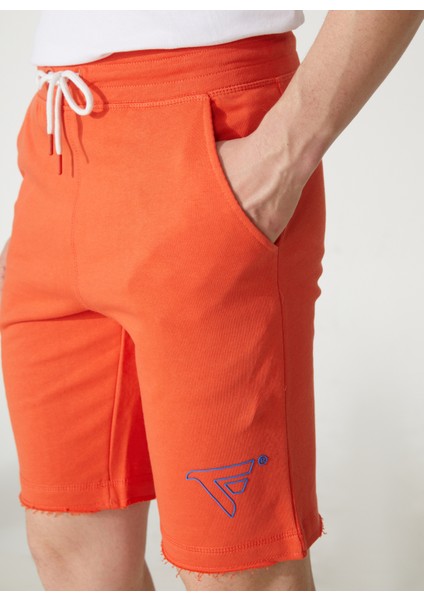 Turuncu Erkek Sweat Şort FM23S02EFORANGE