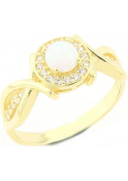 Gümüş 925 Bayan Yüzük Opal