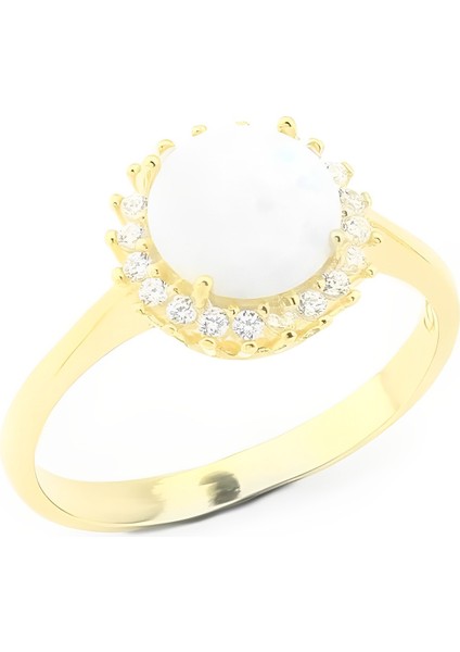 Gümüş Bayan Yüzük Opal