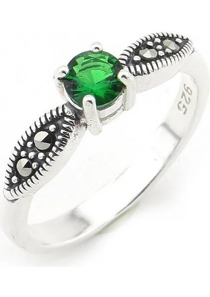 Gümüş Bayan Yüzük Markazit