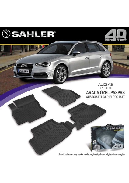 Audi A3 2013- Sonrası 4.5d Havuzlu Paspas