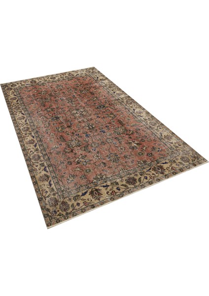 Bohem Vintage El Yapımı Eskitme Yün Halı - 147X246 cm 9954