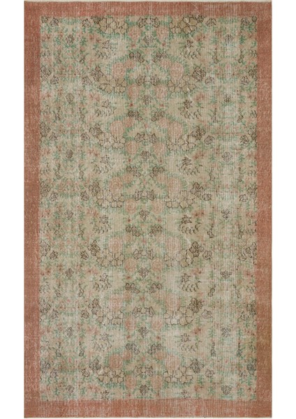 Doğal Vintage El Dokuma Yün Halı - 160X270 cm 9936