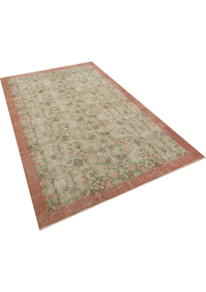 Doğal Vintage El Dokuma Yün Halı - 160X270 cm 9936