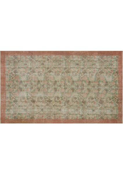 Doğal Vintage El Dokuma Yün Halı - 160X270 cm 9936