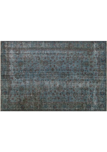 Ilham Verici Vintage El Işlemeli Yün Halısı - 154X236 cm 9935