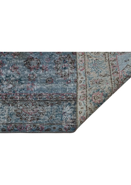 Ilham Verici Vintage El Işlemeli Yün Halısı - 154X236 cm 9935