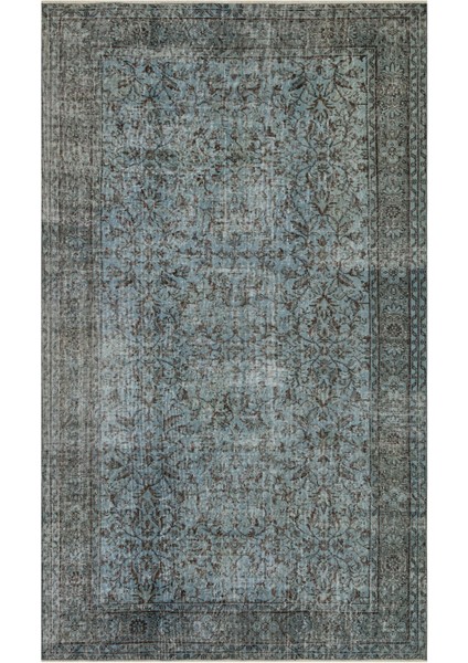 Romantik Vintage Gül Desenli Halı - 164X273 cm 9934