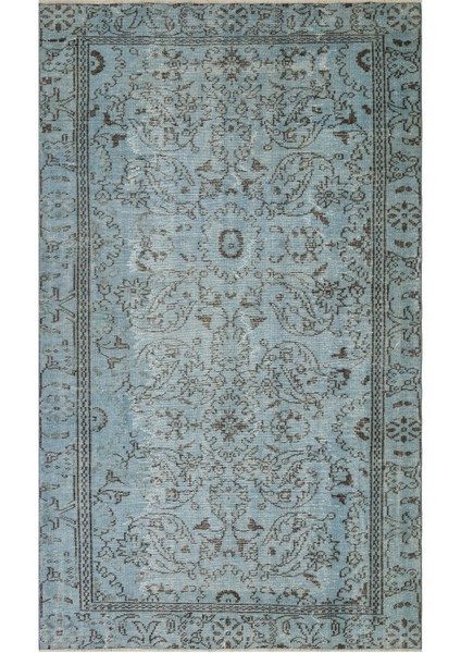 Büyüleyici Vintage El Yapımı Halı - 155X265 cm 9929