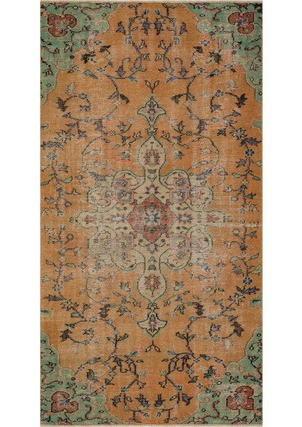Doğal Vintage El Dokuma Eşsiz Halısı - 139X260 cm 9903