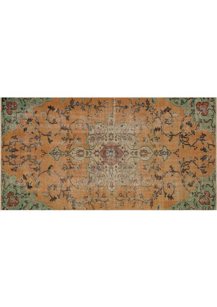 Doğal Vintage El Dokuma Eşsiz Halısı - 139X260 cm 9903 fırsatları