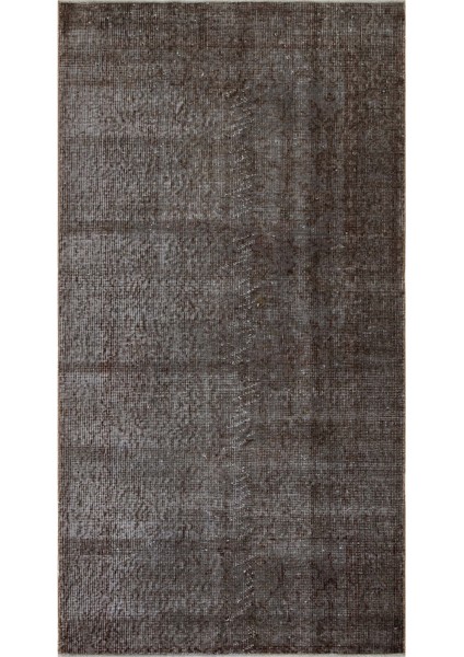 Bohem Vintage El Yapımı Yün Halı Eskitme Halı - 097X184 cm 9902
