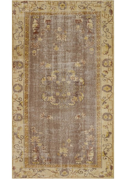 Şık Vintage Eskitme Eşsiz Halısı - 160X266 cm 9970