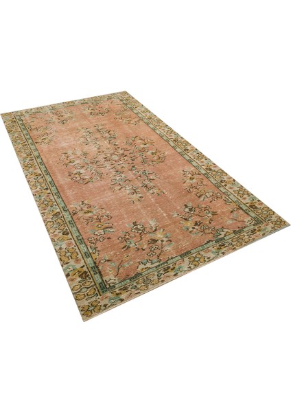 Bohem Vintage El Yapımı Eskitme Yün Halı - 145X268 cm 9967