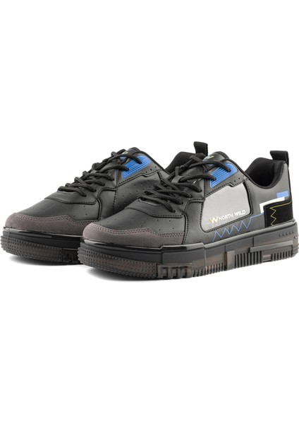 Planet Unisex Sneakers - Siyah Füme