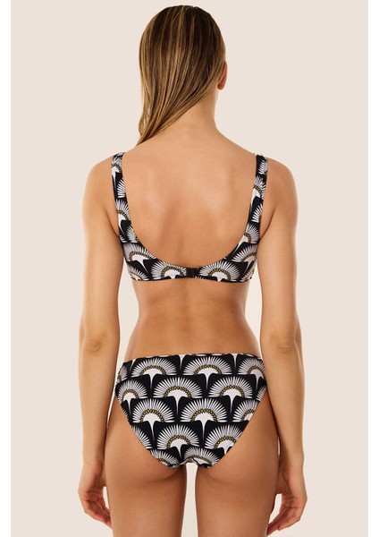 3545 Siyah Toparlayıcı Bikini Takımı
