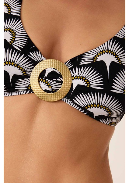 3545 Siyah Toparlayıcı Bikini Takımı
