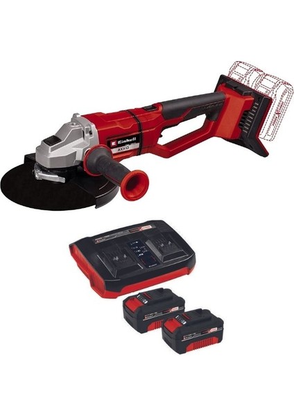 Axxio 36/230 Q Li 2X4.0AH Twincharger Akülü Avuç Taşlama