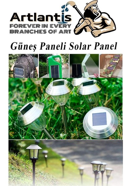 Güneş Paneli Solar Panel 7X10 cm 5.5 Volt 100 Ma 1 Adet Güneş Enerjisi Okul Sınıf Deney Çalışmaları