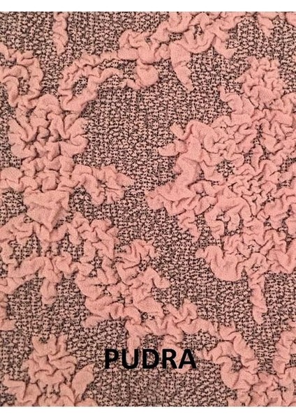 Esnek Yıkanabilir Pamuklu 3+3+1+1 Jakarlı Koltuk Örtüsü Takımı Koltuk Kılıfı Pudra fırsatları