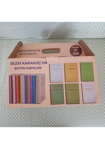 Sezai Karakoç Seti 57 Kitap Kutulu