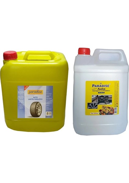 Lastik, Tampon ve Torpido Parlatıcı 5 Lt Yüksek Parlaklık & Islak Görünüm & Ultra Parlak