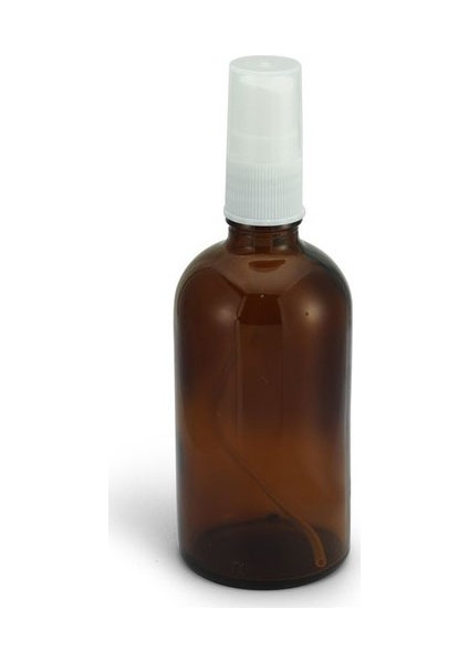Amber Cam Şişe 100 ml Sprey Başlıklı 25 Adet