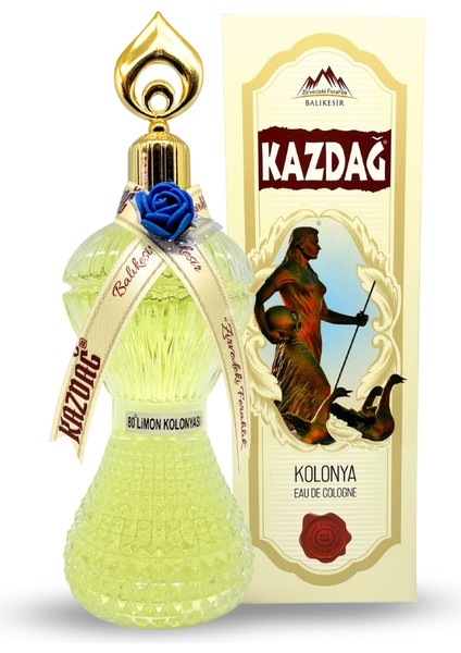 Limon Kolonyası - Çizgili Dekoratif Cam