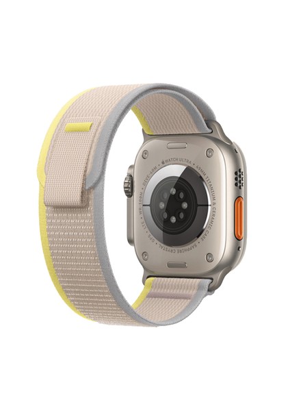 Apple Watch 42-44-45-49MM Krd-27 Trıal Bej Kordon