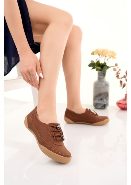 Ortopedik Ped Taba Kadın Ayakkabı modelleri