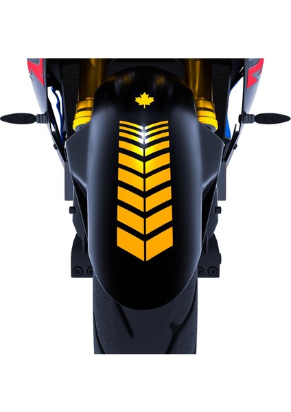 Moto Rider 4'lü Sticker Seti Taksi Sarısı Iç Dış Jant Şeridi Kask ve Çamurluk Çınar Extreme fırsatları