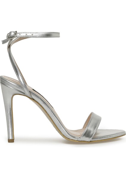 Etahe 2 3fx Gümüş Kadın Topuklu Sandalet
