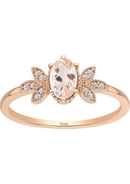 Pırlanta ve Morganite Taşlı Marbella Yüzük 0417R0316 fiyatları