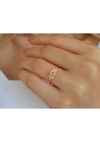 Pırlanta ve Morganite Taşlı Marbella Yüzük 0417R0316 fırsatları