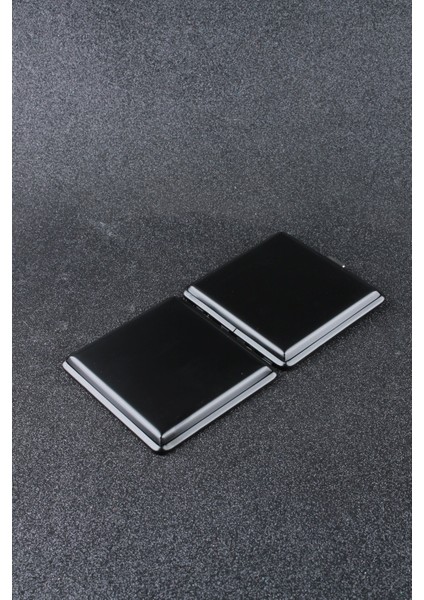 Kişiye Özel Kare Siyah Mat Metal Sigara Tabakası