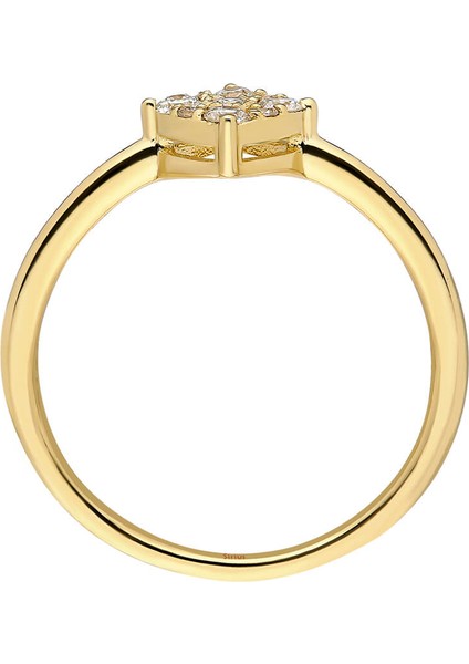 1,20 Karat Prenses Kesim Pırlanta Görünümlü Tektaş Yüzük 0417R0313 modelleri