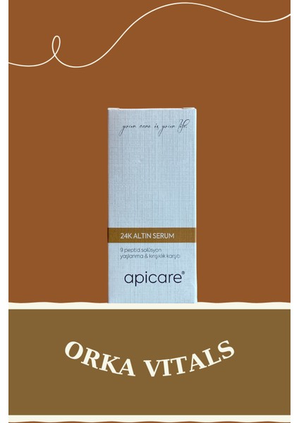 Cildi Besleyen ve Nemlendiren Peptide 9 24 K Altın Serum 30 ml