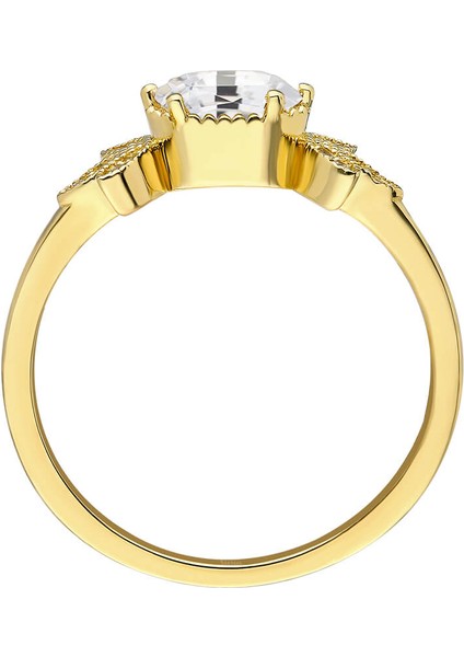 Pırlanta ve Beyaz Topaz Taşlı Sitrus Yüzük 0417R0312 fiyatları