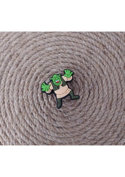Terlik Ayakkabı Sandalet Süsü Shrek 1 Adet Silikon Kız Erkek Aksesuar Hediye fiyatları