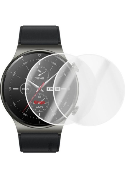 Huawei Watch Gt2 Pro 46 mm Ekran Koruyucu Şeffaf Tpu Film 2 Adet
