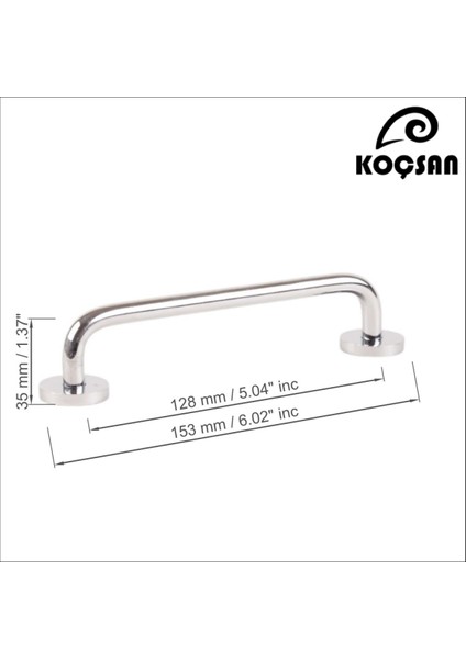 Efsun Kulp Lüks Country Mutfak Mobilya Dolap Çekmece Kulpu Krom 128 mm modelleri