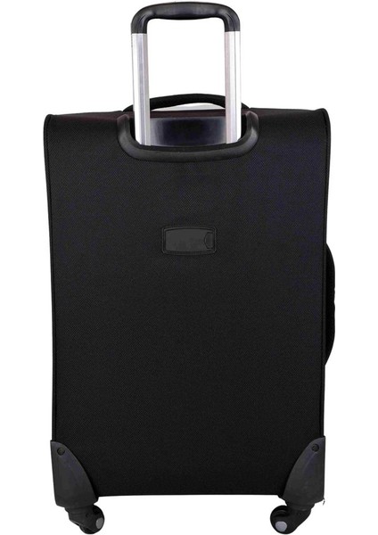 Ultra Hafif Körüklü Kumaş 3 Lü Valiz Seti Siyah modelleri