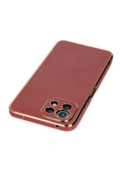 Xiaomi Mi 11 Lite Kılıf Volet Silikon - Kırmızı 300099