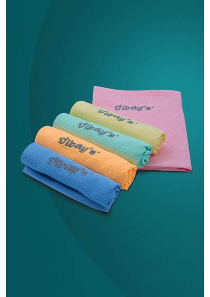Mikrofiber Temizlik Bezi 5'li Paket Yüksek Emicilik ve Dayanıklılık Özellikleriyle modelleri