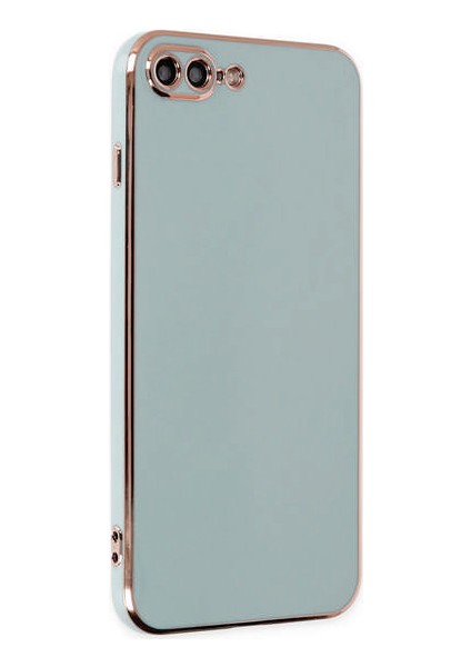 Iphone 8 Plus Kılıf Volet Silikon - Açık Yeşil 300099