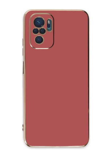 Xiaomi Redmi Note 10 Kılıf Volet Silikon - Kırmızı 300099