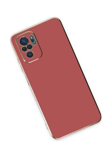 Xiaomi Redmi Note 10 Kılıf Volet Silikon - Kırmızı 300099
