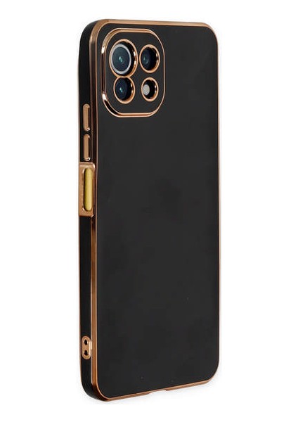 Xiaomi Mi 11 Lite Kılıf Volet Silikon - Siyah 300099