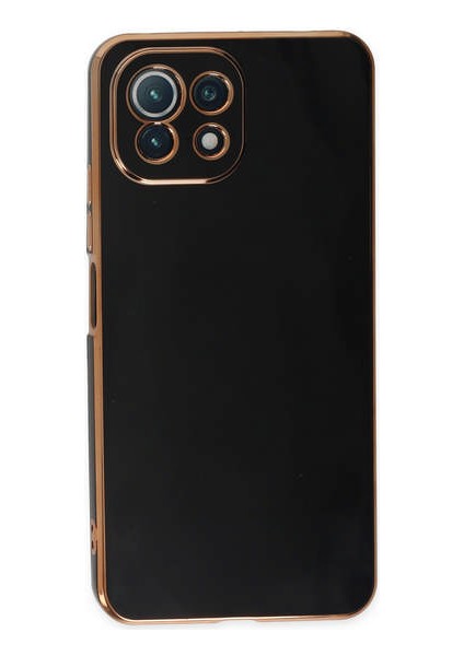 Xiaomi Mi 11 Lite Kılıf Volet Silikon - Siyah 300099